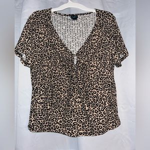 Cheetah print top